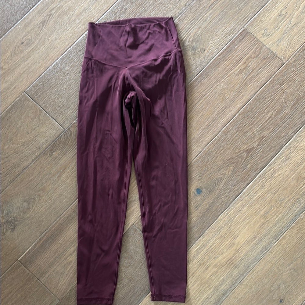 Aerie Maroon High-Rise Leggings